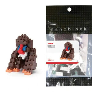 NEW Nanoblock Micro Size Baboon 140pcs